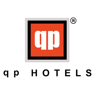 Logotipo de qp Hotels el cual sirve para identificar la Marca en la pagina web